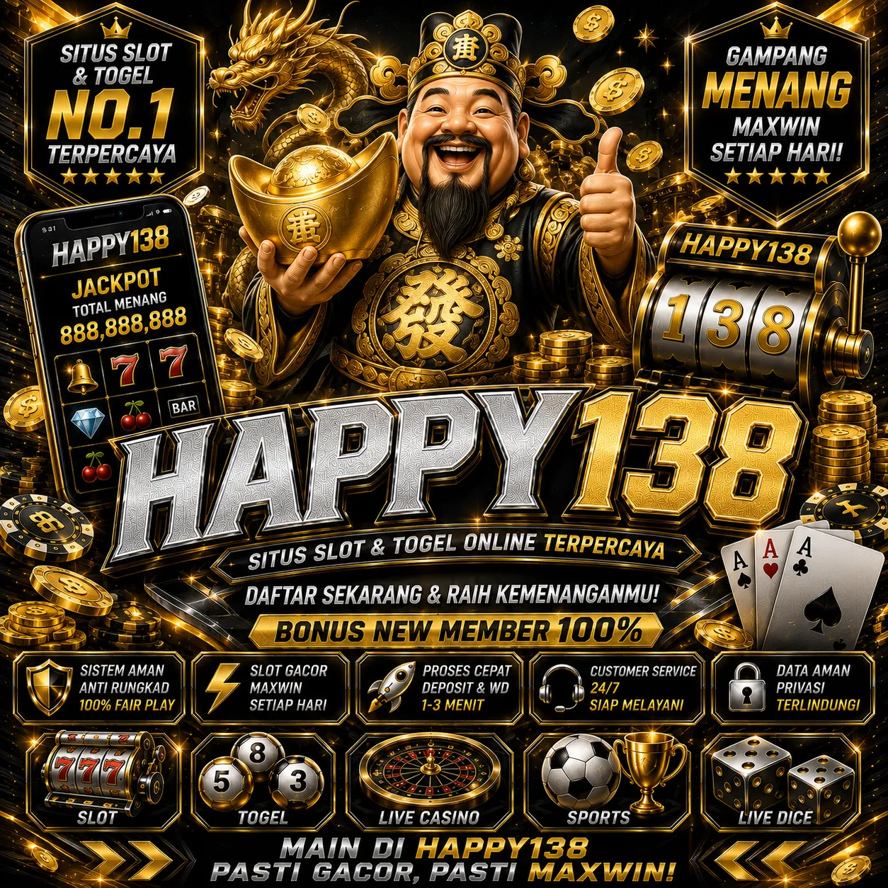 HAPPY138 Banner